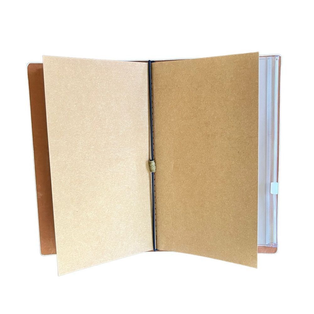 Crystal Ball & Bonsai Tree Faux Leather Reusable Travelers Notebook 8x4.5” - Picture 6 of 8